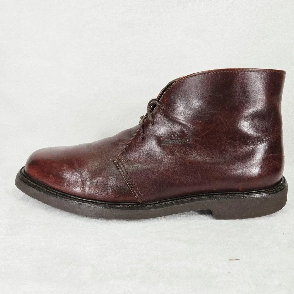 Sebago Men's Chukka Boots in Dark Brown Leather
